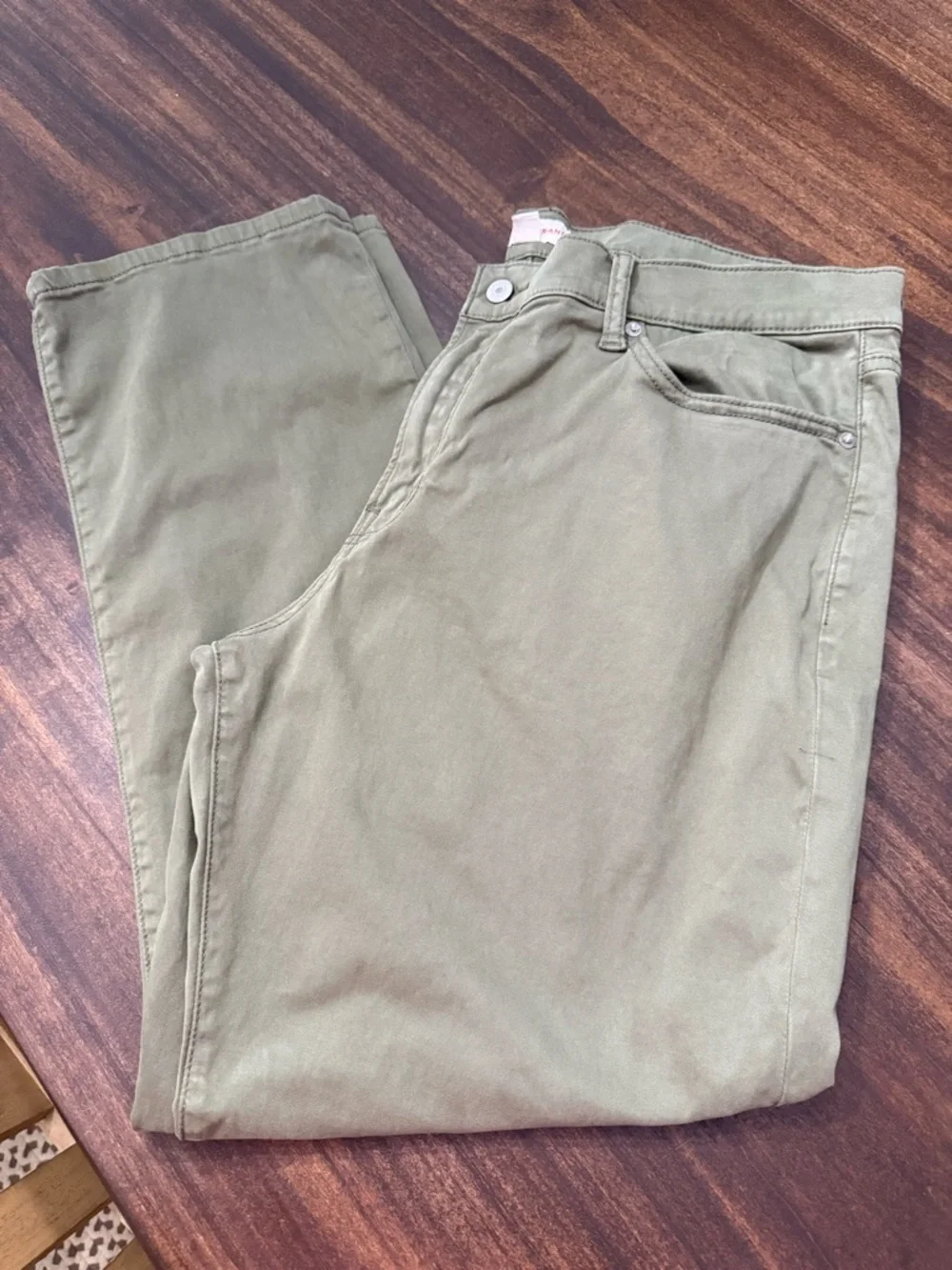 Lucky Brand Men's Olive Green Casual Pants